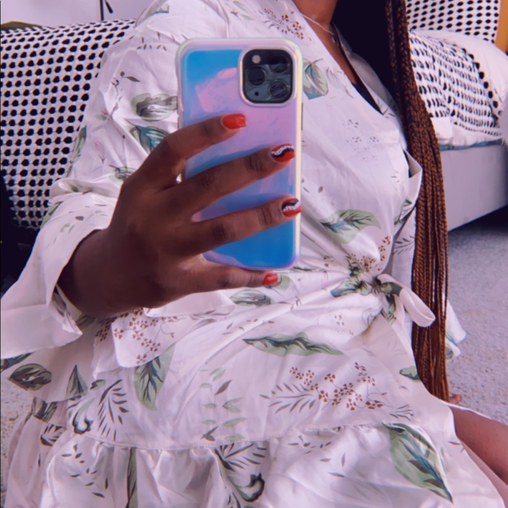 Floral bathrobes